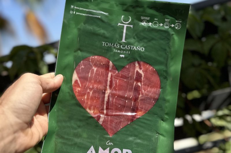 Medio Jamón Bellota 100% Raza Ibérica cortado. 15 Sobres.